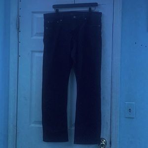 Baggy black jeans